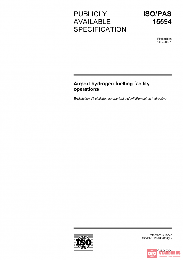 ISO/PAS 15594:2004 PDF