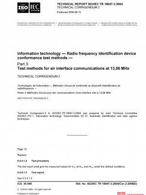 ISO/IEC TR 18047-3:2004/Cor 2:2008 PDF