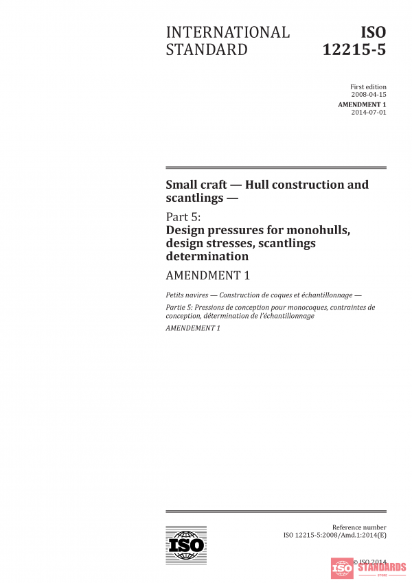 ISO 12215-5:2008/Amd 1:2014 PDF