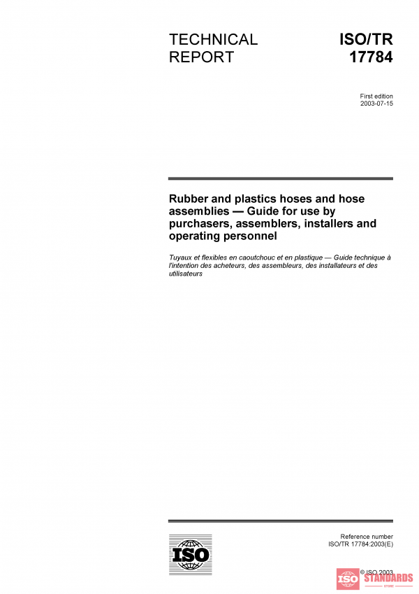 ISO/TR 17784:2003 PDF