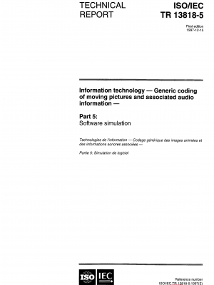 ISO/IEC TR 13818-5:1997 PDF