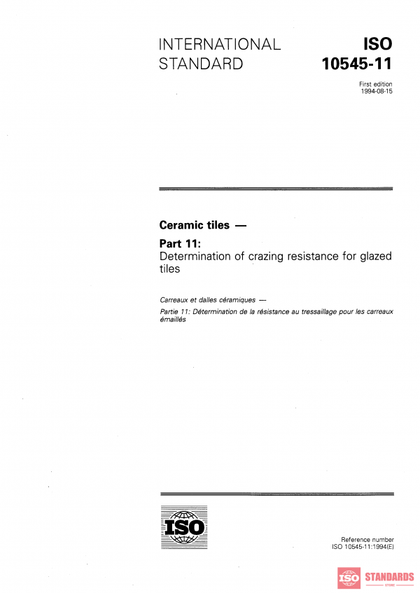 ISO 10545-11:1994 PDF