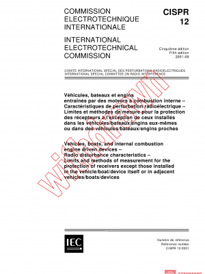 CISPR 12:2001 PDF