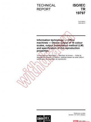 ISO/IEC TR 19797:2004 PDF