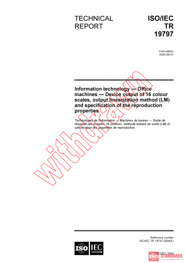 ISO/IEC TR 19797:2004 PDF