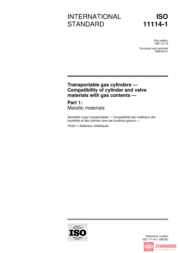 ISO 11114-1:1997 PDF
