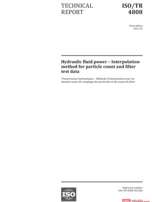 ISO/TR 4808:2021 PDF