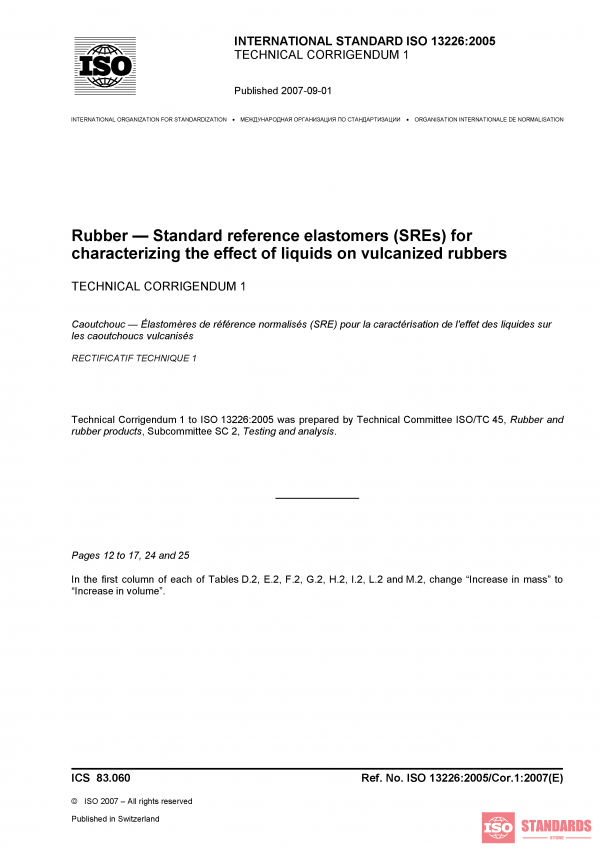 ISO 13226:2005/Cor 1:2007 PDF