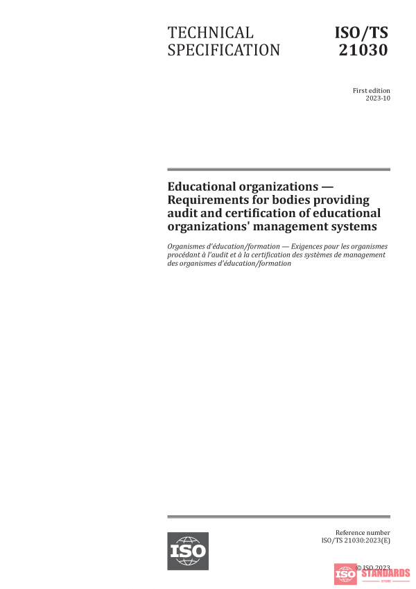 ISO/TS 21030:2023 PDF