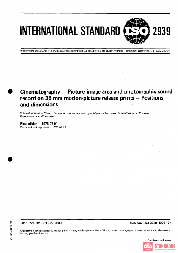 ISO 2939:1975 PDF