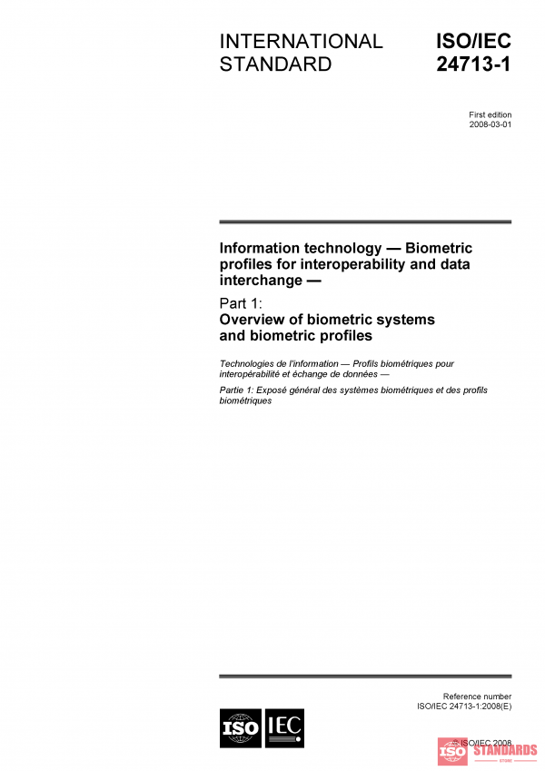 ISO/IEC 24713-1:2008 PDF
