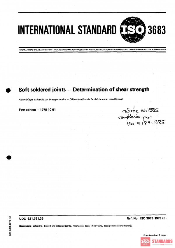 ISO 3683:1978 PDF