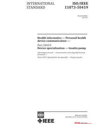 ISO/IEEE 11073-10419:2019 PDF