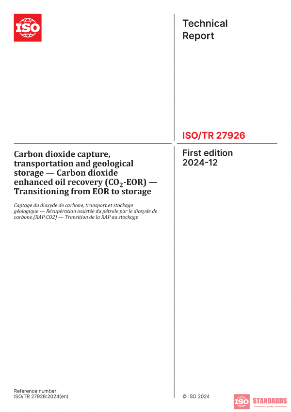 ISO/TR 27926:2024 PDF