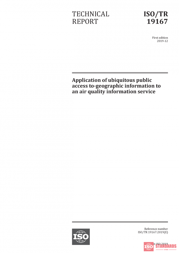 ISO/TR 19167:2019 PDF