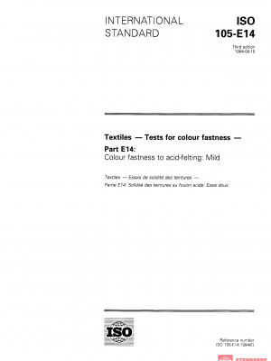 ISO 105-E14:1994 PDF