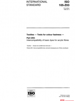 ISO 105-Z03:1996 PDF