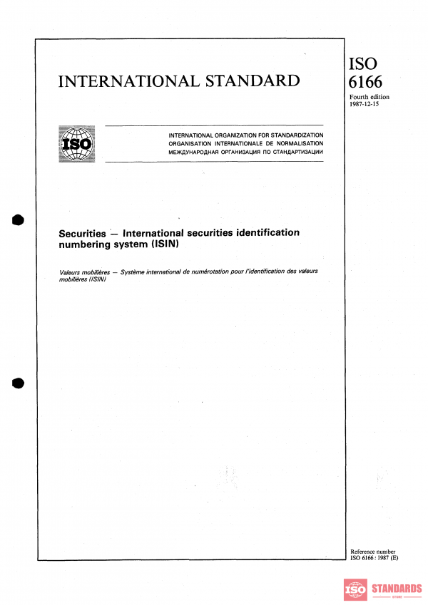 ISO 6166:1987 PDF