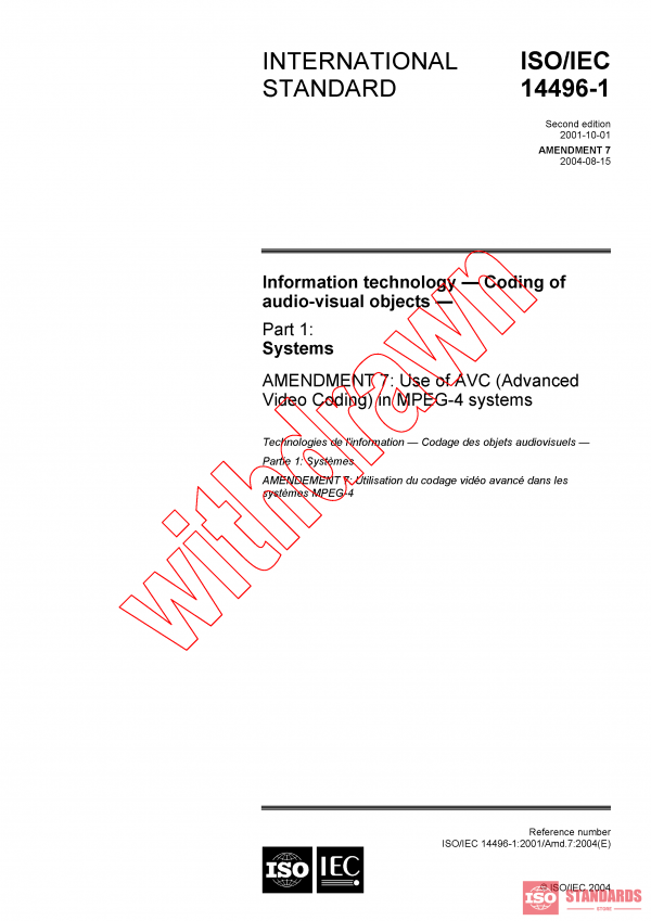 ISO/IEC 14496-1:2001/AMD7:2004 PDF