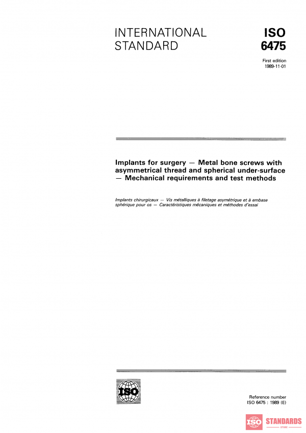 ISO 6475:1989 PDF