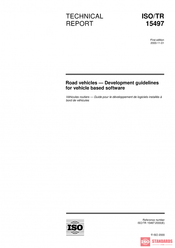 ISO/TR 15497:2000 PDF