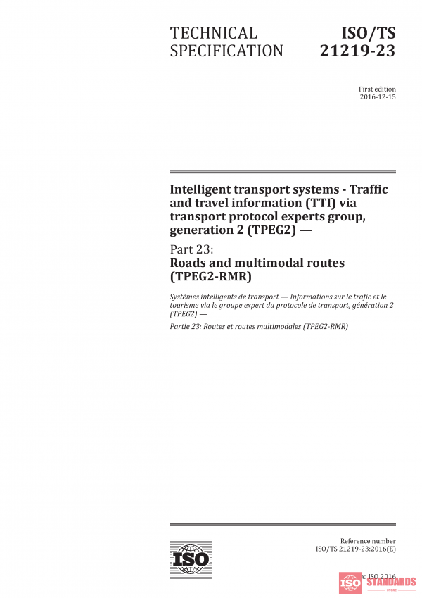 ISO/TS 21219-23:2016 PDF