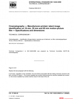 ISO 12222:2000/Cor 1:2004 PDF