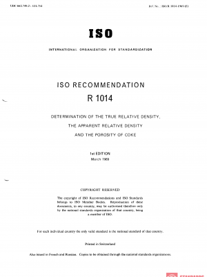 ISO/R 1014:1969 PDF