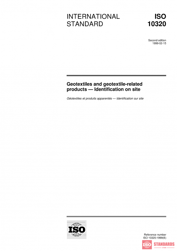ISO 10320:1999 PDF