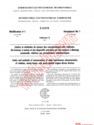 CISPR 12:1978/AMD1:1986 PDF