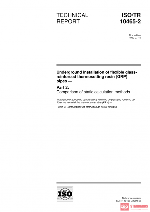 ISO/TR 10465-2:1999 PDF