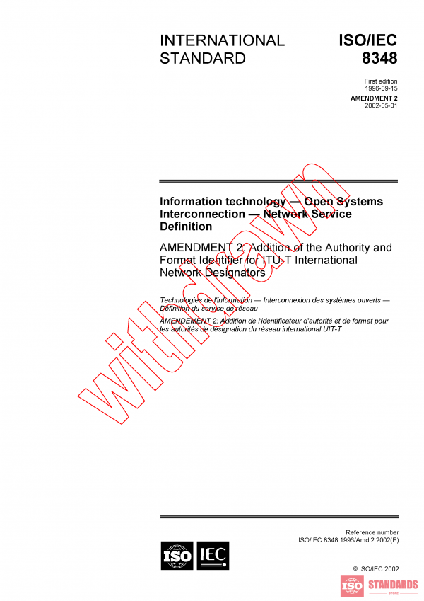 ISO/IEC 8348:1996/AMD2:2002 PDF