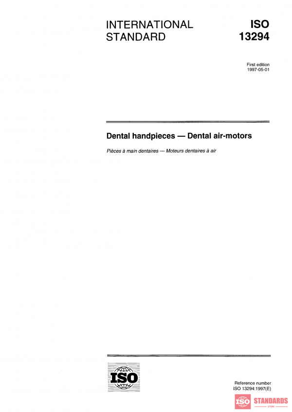 ISO 13294:1997 PDF