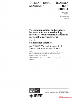 ISO/IEC/IEEE 8802-3:2021/AMD6:2021 PDF