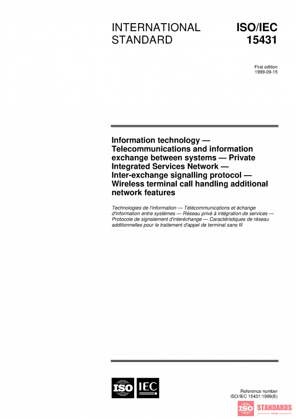 ISO/IEC 15431:1999 PDF