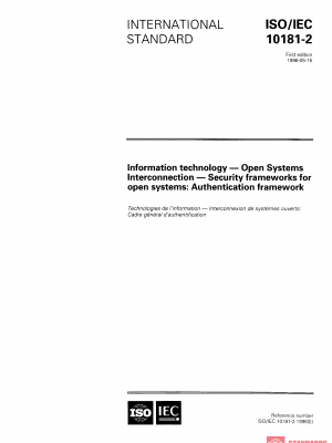 ISO/IEC 10181-2:1996 PDF