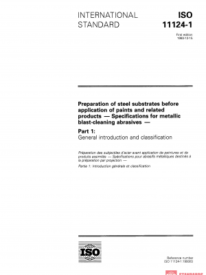 ISO 11124-1:1993 PDF