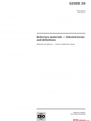 ISO Guide 30:2015 PDF