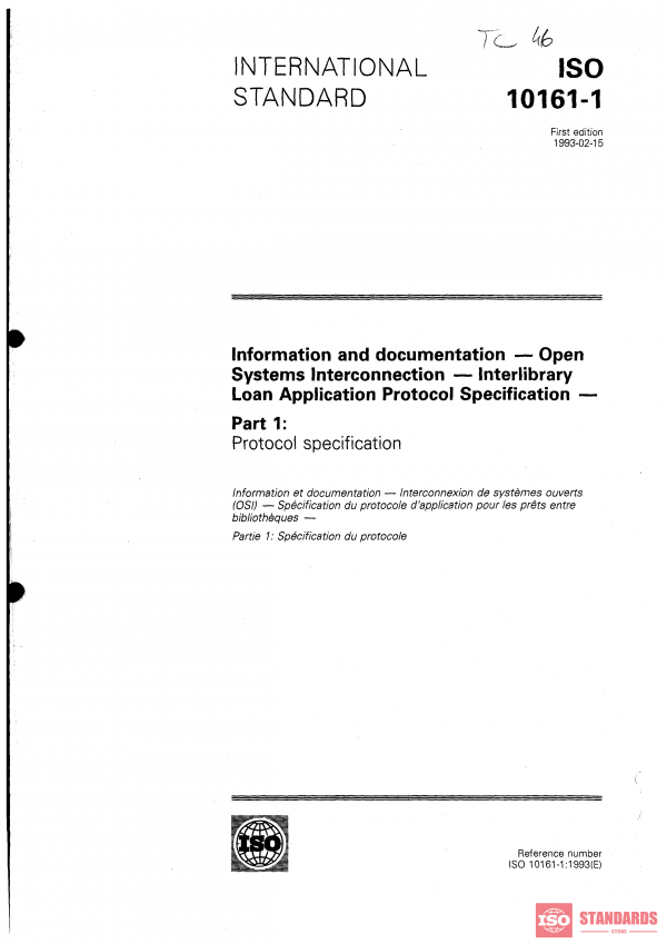 ISO 10161-1:1993 PDF