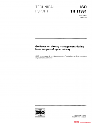 ISO/TR 11991:1995 PDF