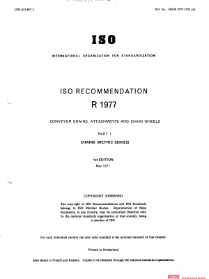 ISO/R 1977:1971 PDF