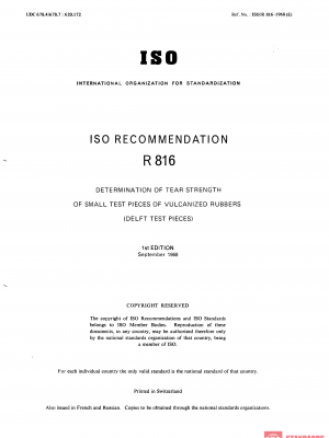 ISO/R 816:1968 PDF