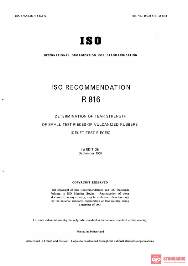 ISO/R 816:1968 PDF