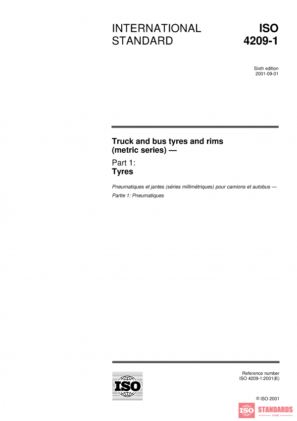 ISO 4209-1:2001 PDF