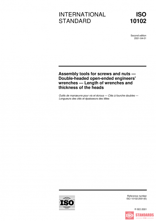 ISO 10102:2001 PDF
