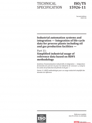 ISO/TS 15926-11:2023 PDF