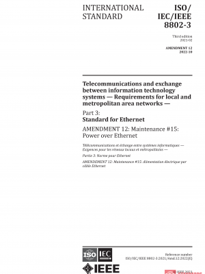 ISO/IEC/IEEE 8802-3:2021/Amd 12:2022 PDF