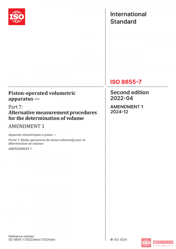 ISO 8655-7:2022/Amd 1:2024 PDF