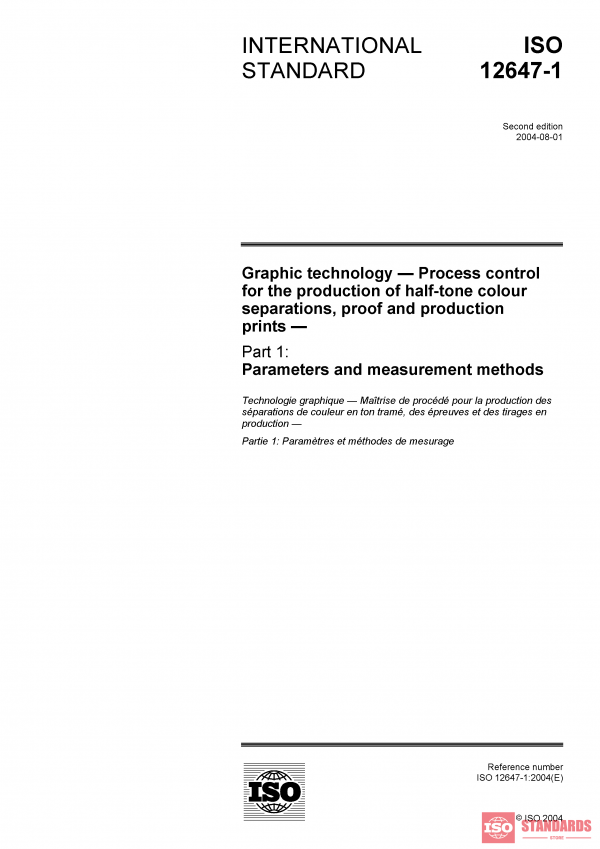 ISO 12647-1:2004 PDF