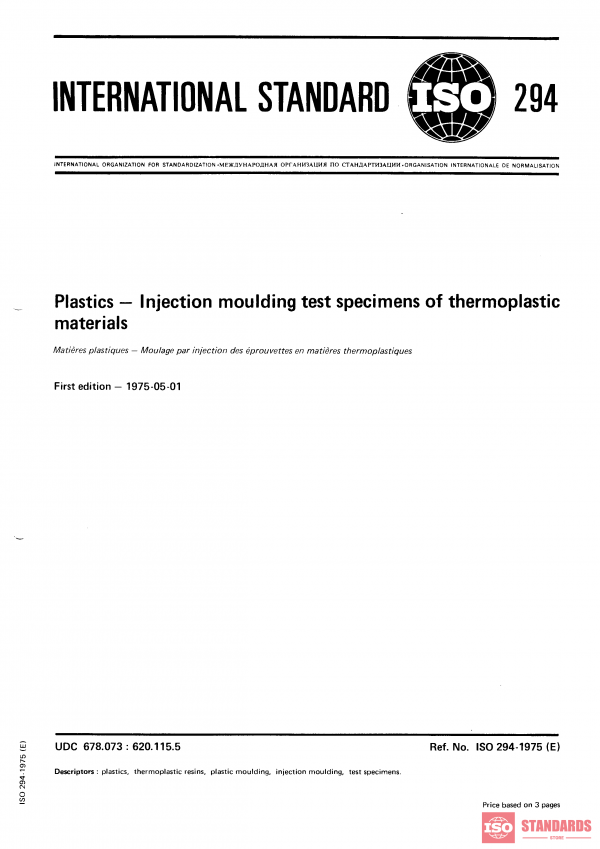 ISO 294:1975 PDF